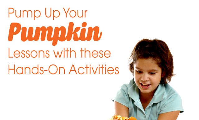 Pump Up Your Pumpkin Lessons this October