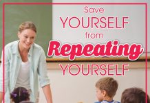 Save Yourself from Repeating Yourself