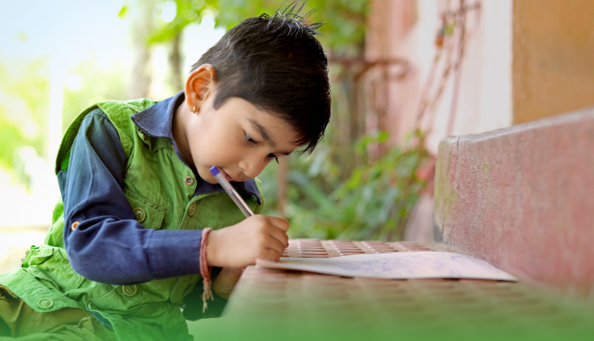 End-of-Year Post Card Writing Assessment