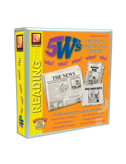 5 W's Fiction & Nonfiction Stories & Comprehension Activities 148-Page Classroom Binder Program 5 W's Fiction & Nonfiction Stories & Comprehension Activities 148-Page Classroom Binder Program