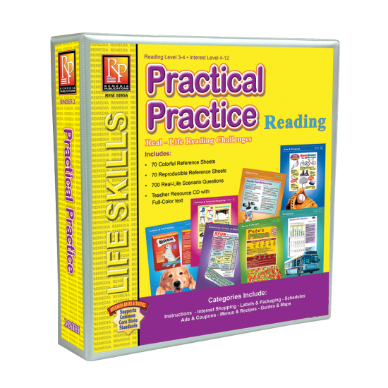 Practical Practice Reading: Life Skills (Binder & Resource CD)