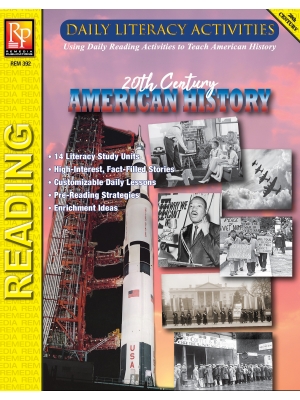 Daily Literacy Activities: 20th Century American History Reading Daily Literacy Activities: 20th Century American History Reading