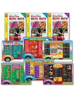 Drive-Thru Menu Math: Classroom Pack Drive-Thru Menu Math: Classroom Pack
