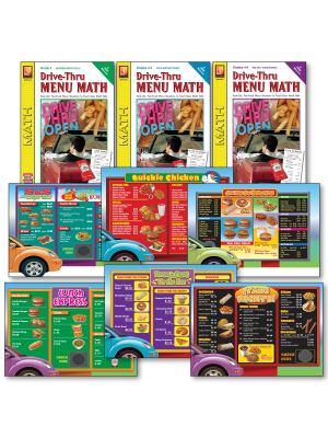 Drive-Thru Menu Math: Classroom Pack Drive-Thru Menu Math: Classroom Pack