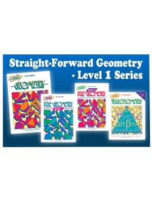 Straight Forward Geometry: 4-Book Set  Straight Forward Geometry: 4-Book Set