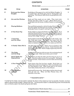 High-Interest/Low Readability Classics: The Adventures of Huckleberry Finn High-Interest/Low Readability Classics: The Adventures of Huckleberry Finn