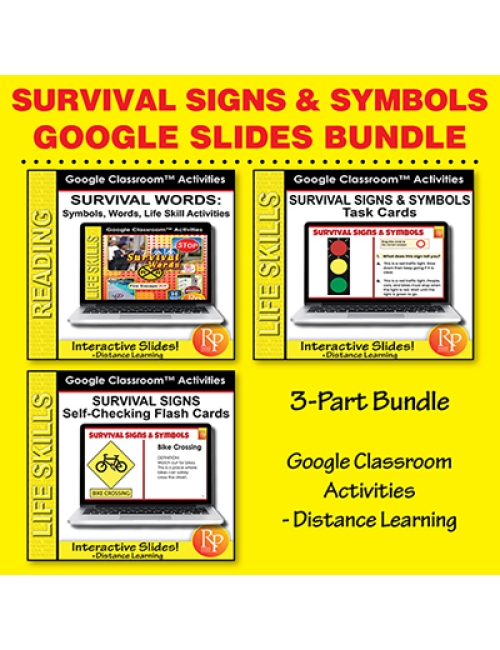 Survival Signs & Words Complete Program Google Classroom Version