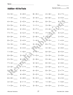 Timed Math Drills (4-Book Set) Timed Math Drills (4-Book Set)