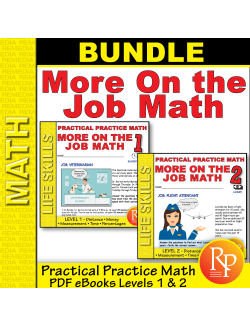 More On the Job Math Set: Levels 1 & 2 More On the Job Math Set: Levels 1 & 2