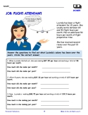 On the Job & More on the Job Math Set: Levels 1 & 2