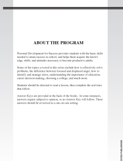 Personal Development for Success: A Mountain is to Climb