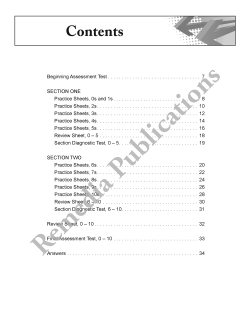 Addition: Straight Forward Math Series Addition: Straight Forward Math Series
