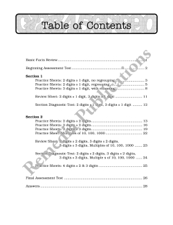 Advanced Multiplication: Straight Forward Math Series (Advanced Edition) Advanced Multiplication: Straight Forward Math Series (Advanced Edition)