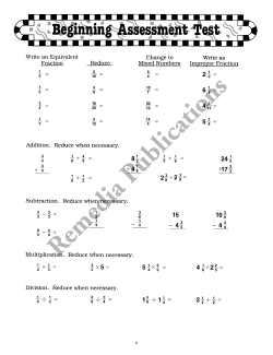 Fractions: Straight Forward Math (3-Book Set) Fractions: Straight Forward Math (3-Book Set)