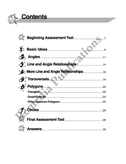 Pre-Geometry 1: Straight Forward Math Series (Advanced Edition) Pre-Geometry 1: Straight Forward Math Series (Advanced Edition)
