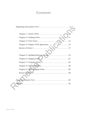 Verbs: Straight Forward English Language Arts Series Verbs: Straight Forward English Language Arts Series
