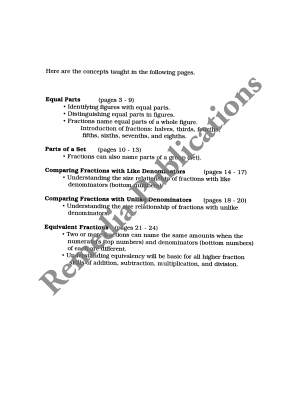 Fractions: Straight Forward Math Series Fractions: Straight Forward Math Series