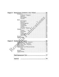 Geometry: Straight Forward Math Series (Large Edition) Geometry: Straight Forward Math Series (Large Edition)