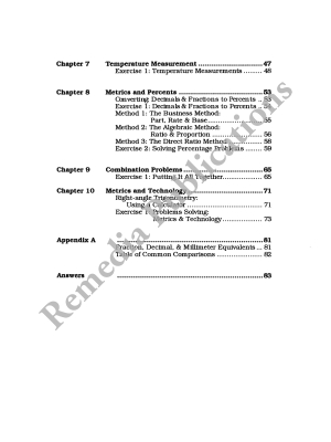 Metrics at Work: Applied Math Series Metrics at Work: Applied Math Series