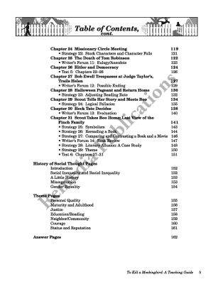 To Kill a Mockingbird: Discovering Literature Teaching Guide To Kill a Mockingbird: Discovering Literature Teaching Guide