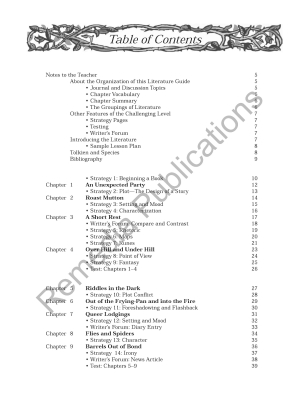The Hobbit: Discovering Literature Teaching Guide The Hobbit: Discovering Literature Teaching Guide