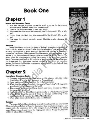 Redwall: Discovering Literature Teaching Guide Redwall: Discovering Literature Teaching Guide