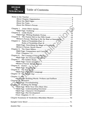 BRIDGE TO TERABITHIA: DISCOVERING LITERATURE TEACHING GUIDE BRIDGE TO TERABITHIA: DISCOVERING LITERATURE TEACHING GUIDE