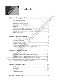 Algebra Book 1: Straight Forward Math Series (Large Edition) Algebra Book 1: Straight Forward Math Series (Large Edition)