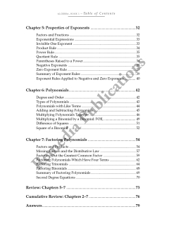 Algebra Book 1: Straight Forward Math Series (Large Edition) Algebra Book 1: Straight Forward Math Series (Large Edition)