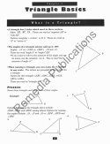 TRIANGLES: Geometry Series - Calculating Measurements & Ratios