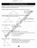 TRIANGLES: Geometry Series - Calculating Measurements & Ratios