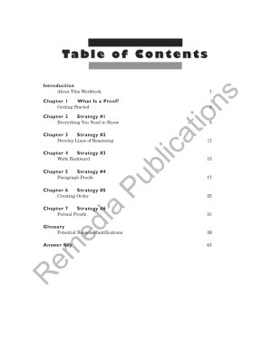 Proofs: Studies in Geometry Series