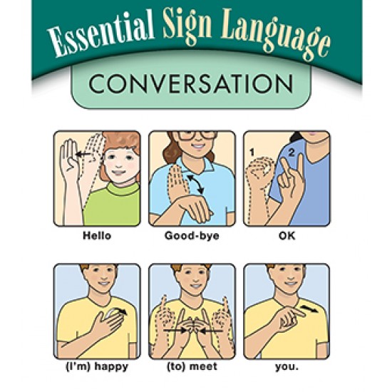 Essential Sign Language: Conversation Card (10-pack)