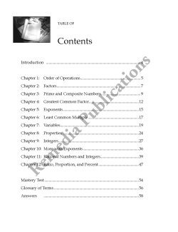 Pre-Algebra Companion: Straight Forward Math Series (Large Edition) Pre-Algebra Companion: Straight Forward Math Series (Large Edition)