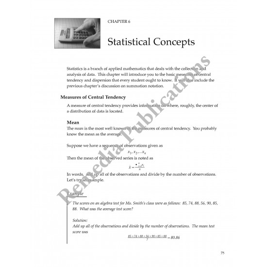 Algebra Book 3: Straight Forward Math Series (Large Edition)
