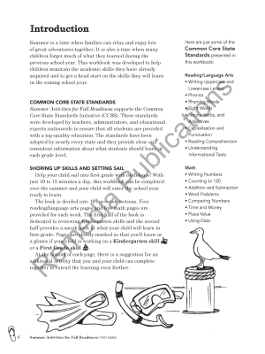Summer Activities for Fall Readiness (Grade 1) Summer Activities for Fall Readiness (Grade 1)