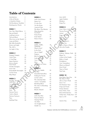 Summer Activities for Fall Readiness (4-Book Set) Summer Activities for Fall Readiness (4-Book Set)