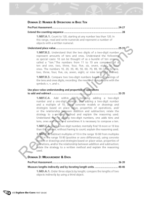 Explore the Core: Math Problem Solving & Projects (Grade 1) Explore the Core: Math Problem Solving & Projects (Grade 1)
