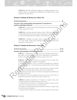 Explore the Core: Math Problem Solving & Projects (Grade 3) Explore the Core: Math Problem Solving & Projects (Grade 3)