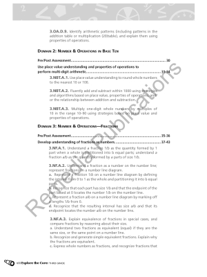 Explore the Core: Math Problem Solving & Projects (Grade 3) Explore the Core: Math Problem Solving & Projects (Grade 3)