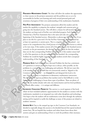 Explore the Core: Math Problem Solving & Projects (Grade 5) Explore the Core: Math Problem Solving & Projects (Grade 5)
