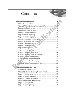 Advanced Computational Skills: Straight Forward Math Series Advanced Computational Skills: Straight Forward Math Series