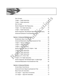 Advanced Computational Skills: Straight Forward Math Series Advanced Computational Skills: Straight Forward Math Series
