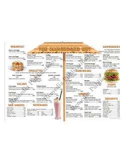Menu Math: The Hamburger Hut (+, -) Menu Math: The Hamburger Hut (+, -)