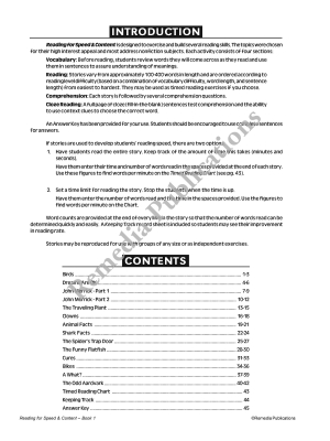 Reading for Speed & Content (Gr. 2-3) Reading for Speed & Content (Gr. 2-3)