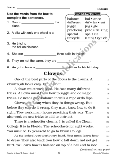 Reading for Speed & Content (Gr. 2-3) Reading for Speed & Content (Gr. 2-3)