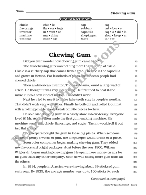 Reading for Speed & Content (Gr. 4-5) Reading for Speed & Content (Gr. 4-5)