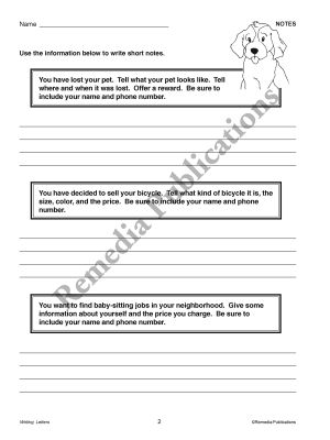 Writing Basics Series: Writing Letters Writing Basics Series: Writing Letters