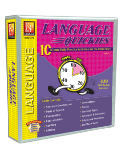 Language Quickies (Binder & Resource Downloads) Language Quickies (Binder & Resource Downloads)