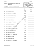 Market Math (Activity Book & Menu)